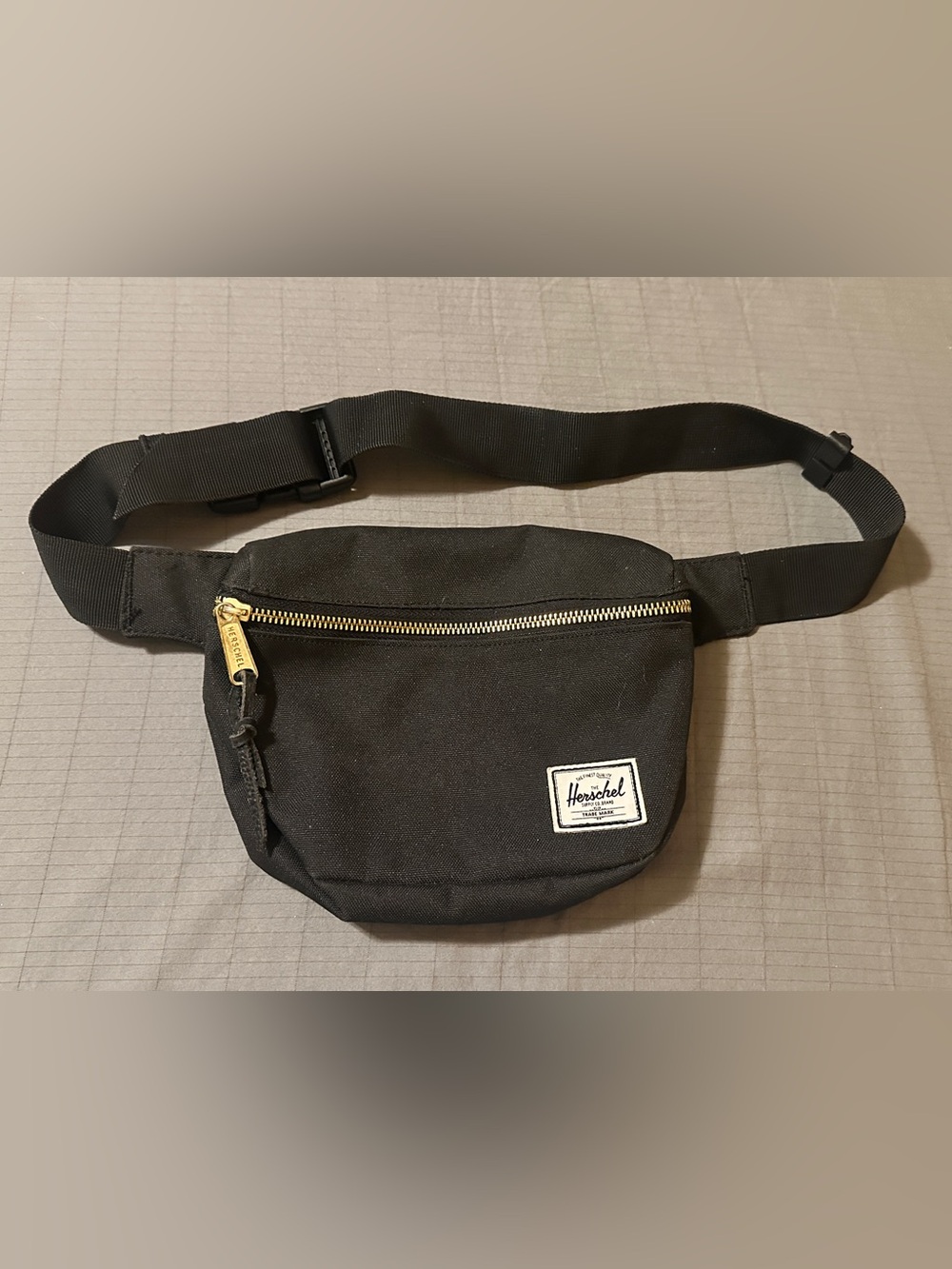 Unisex Hershel Black Classic Fanny or Chest Crossbody